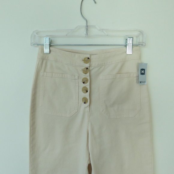 PALOMA WOOL Margherita Cream Ecru Cotton Twill Pants Size EU 34 / XS NWT - Picture 4 of 15
